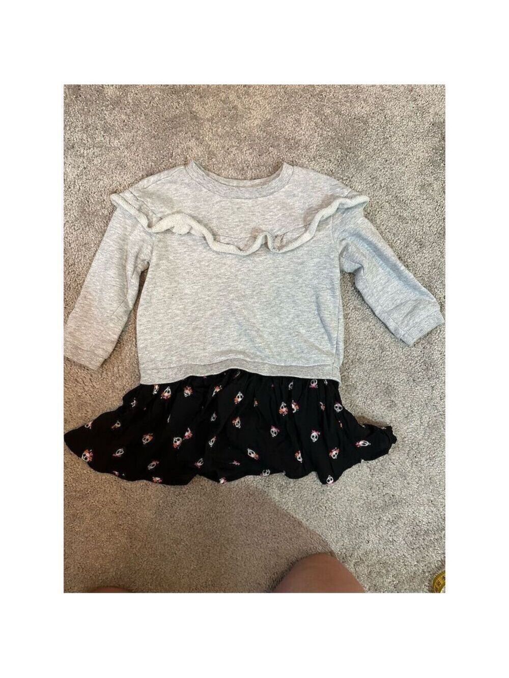 ☘️☘️☘️Gymboree Baby Girls Fall Fest Sugar Skulls Halloween Dress 2T☘️☘️☘️